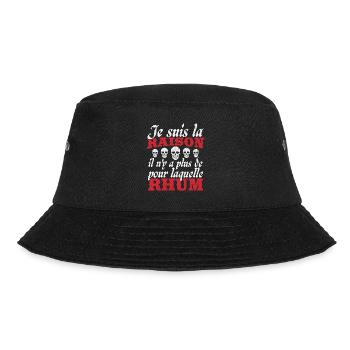 Cadeau Humour Pirates Rhum - Bob - noir - Devant - Lela (165cm)