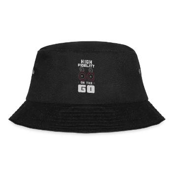 AUDIOLOGIST / CAR STEREO : Run Your System - Bucket Hat - Schwarz - Vorne - Lela (165cm)