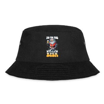 Ho Ho Hol mir mal ein Bier - Bucket Hat - Schwarz - Vorne - Lela (165cm)
