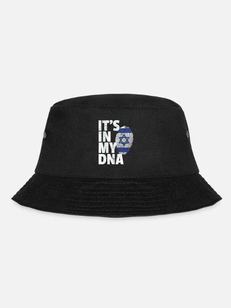Israel DNA - Bucket Hat - Schwarz
