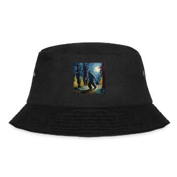 Gemälde Kunst Sasquatch Funny Graphic Acts - Bucket Hat - Schwarz - Vorne - Lela (165cm)