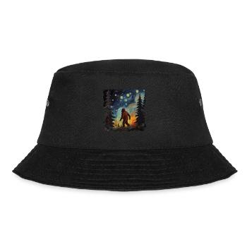 Gemälde Kunst Sasquatch Funny Graphic Acts - Bucket Hat - Schwarz - Vorne - Lela (165cm)