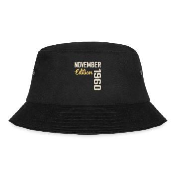 Born in November 1960 - Edition 1960 - Bucket Hat - black - Front - Lela (165cm)
