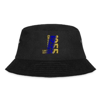 1955 Oktober Limited Edition 68. Geburtstag Deko - Bucket Hat - Schwarz - Vorne - Lela (165cm)