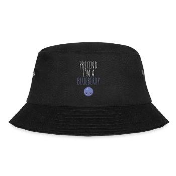 Blauberren Blauberre Geschenk - Bucket Hat - Schwarz - Vorne - Lela (165cm)