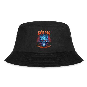 Devil Devil, Evil 666, Comic Devil Satan Saying - Bucket Hat - black - Front - Lela (165cm)