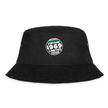 Limited Edition since 1969 Birthday Gift - Bucket Hat - black - Front - Lela (165cm)