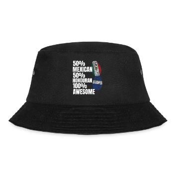Basketball & Tacos Baseball Tacos Geschenk - Bucket Hat - Schwarz - Vorne - Lela (165cm)