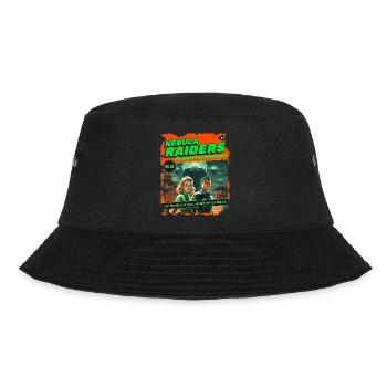 Nebula Raiders, 50s, 1950's Comic, Space - Bucket Hat - black - Front - Lela (165cm)