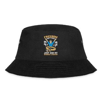 Divorce Lawyer Freedom Isn't Free Just Divorcement - Bucket Hat - black - Front - Lela (165cm)