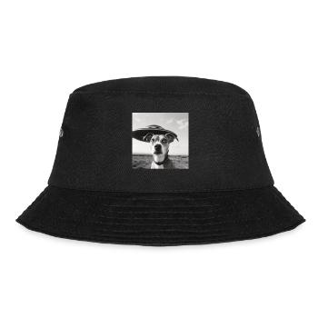 Selfie UFO Dog Funny Alien Ufo Dog Lover - Bucket Hat - black - Front - Lela (165cm)