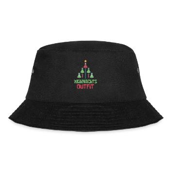 Weihnachten Geschenk Wissenschaft Weihnachtsoutfit - Bucket Hat - Schwarz - Vorne - Lela (165cm)