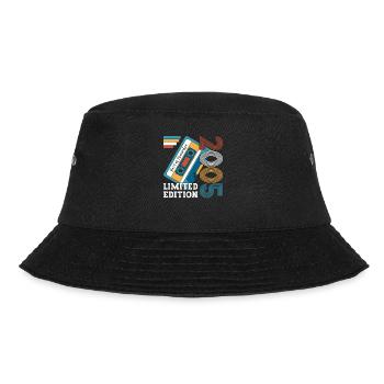 18. Geburtstag November Jahrgang 2005 Kassette - Bucket Hat - Schwarz - Vorne - Lela (165cm)