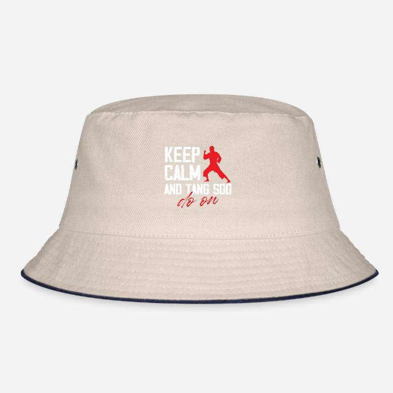 keep calm and tang soo do on Design Bucket Hat