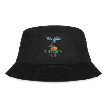 Butterfly Lover Gifts - Bucket Hat - black - Front - Lela (165cm)
