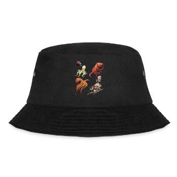 Exploring Fascinating Octopus Species - Bucket Hat - black - Front - Lela (165cm)