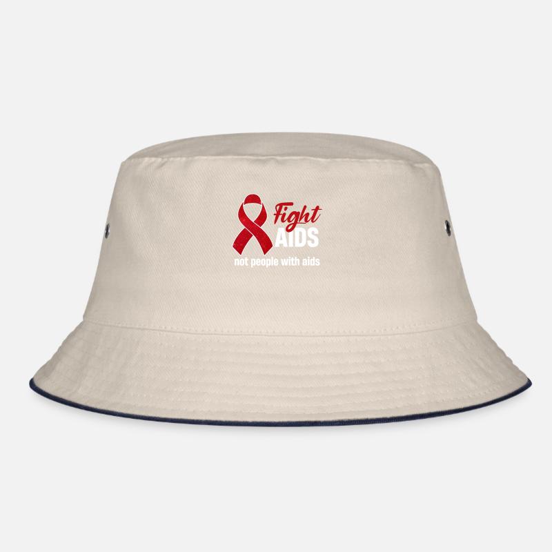 Bekämpfen Sie Aids, Nicht Menschen Mit Aids Bucket Hat