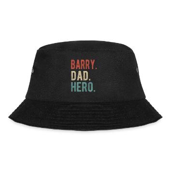 Barry Papa Held - Bucket Hat - Schwarz - Vorne - Lela (165cm)