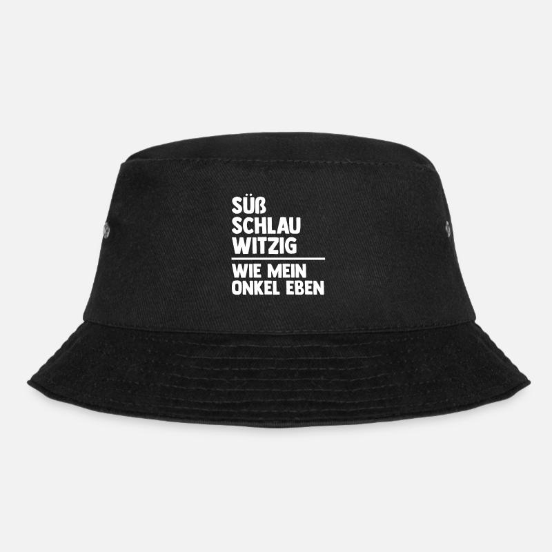 Onkel Neffe Nichte - Bucket Hat - Schwarz