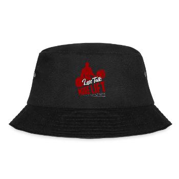 Less Talk More Lift Weight Lifting Workout Trainin - Bucket Hat - black - Front - Lela (165cm)