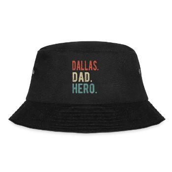 Dallas Dad Hero - Bucket Hat - black - Front - Lela (165cm)