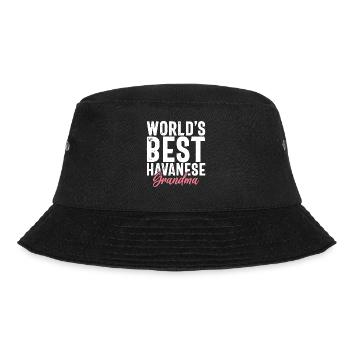 Gifts for Havanese Dog Lovers - Bucket Hat - Schwarz - Vorne - Lela (165cm)