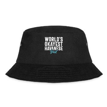 Gifts for Havanese Dog Lovers - Bucket Hat - Schwarz - Vorne - Lela (165cm)