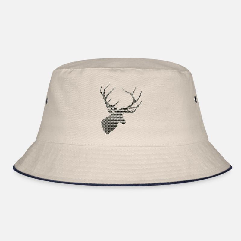 Hirsch mit Muster Bucket Hat
