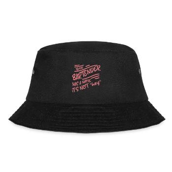 Votre barman a un nom, ce n’est pas Hey 2 - Bob - noir - Devant - Lela (165cm)