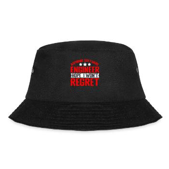 Aspiring Software Engineer, Hope I Won't Regret 2 - Bucket Hat - Schwarz - Vorne - Lela (165cm)