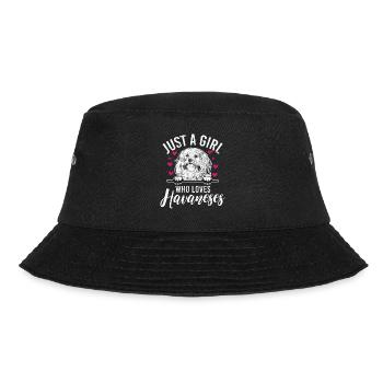 Gifts for Havanese Dog Lovers - Bucket Hat - Schwarz - Vorne - Lela (165cm)
