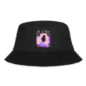 Jesus Christ Resurrection Easter Saying - Bucket Hat - black - Front - Lela (165cm)