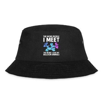 Balloon Animal Party Balloon Artist - Bucket Hat - black - Front - Lela (165cm)