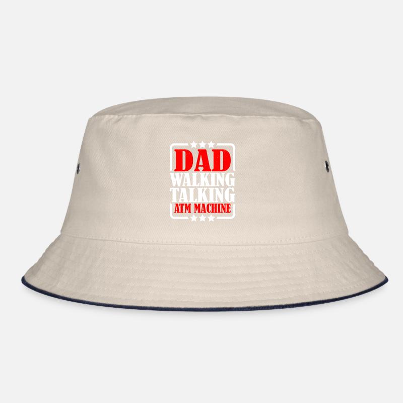 Dad Walking Talking Atm Machine 2 Bucket Hat
