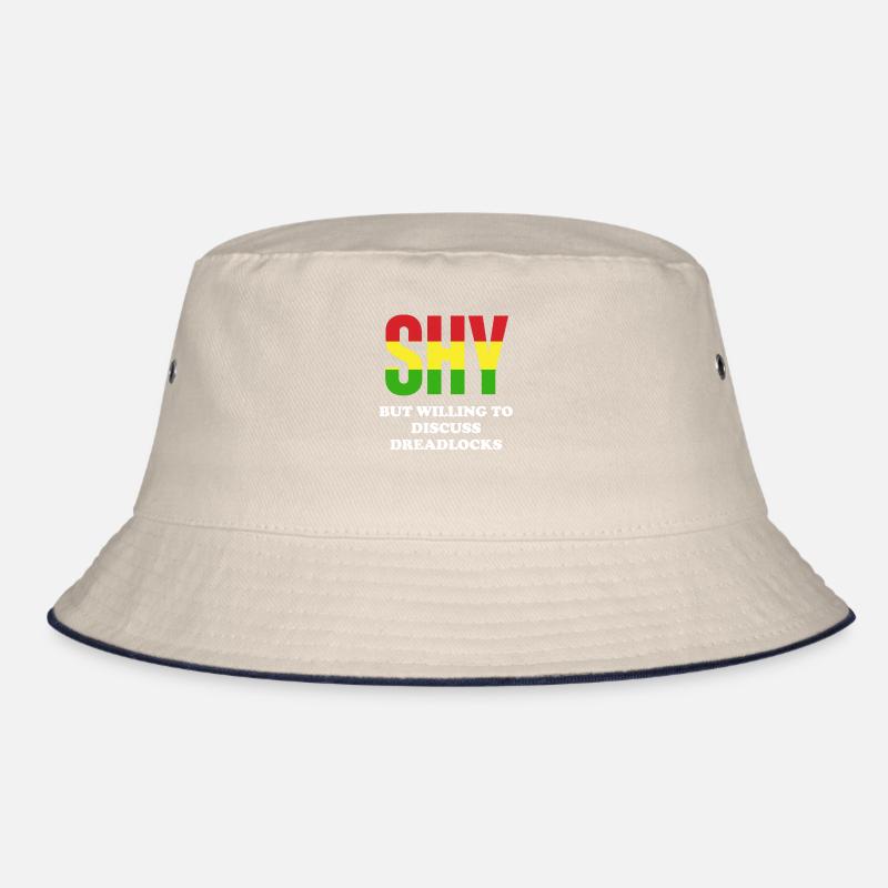 Shy but willing to talk about dreadlocks Bucket Hat