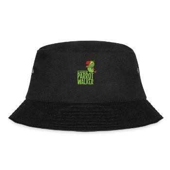 Official Parrot Walker Animal Tropics Bird - Bucket Hat - black - Front - Lela (165cm)