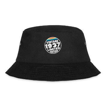 Limited Edition since 1937 Birthday Gift - Bucket Hat - black - Front - Lela (165cm)