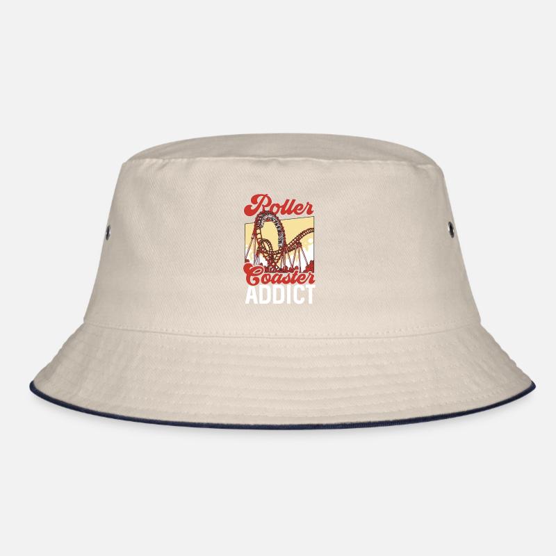 Achterbahn Rollercoaster Freizeitpark Bucket Hat