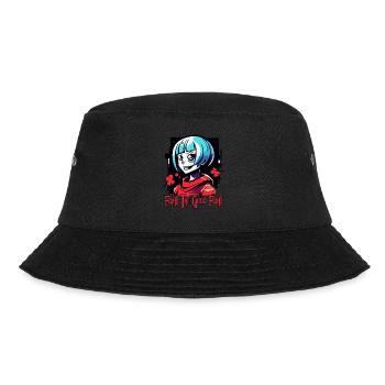 Kämpfe den guten Kampf mit einem Anime Mädchen - Bucket Hat - Schwarz - Vorne - Lela (165cm)