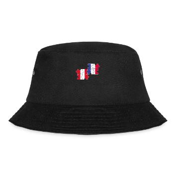 Drapeau du Pérou France Drapeau de la France Péruvien - Bob - noir - Devant - Lela (165cm)