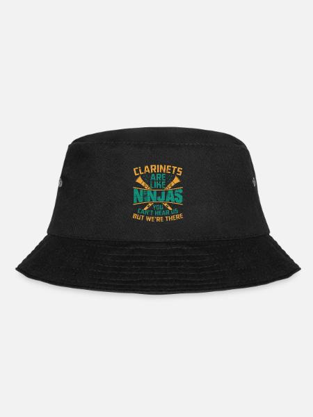 Clarinets Are Like Ninjas Marching Band Season - Bucket Hat - Schwarz