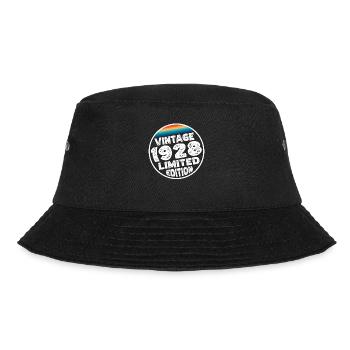 Limited Edition since 1928 Geburtstag Geschenk - Bucket Hat - Schwarz - Vorne - Lela (165cm)
