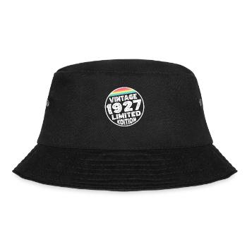 Limited Edition since 1927 Geburtstag Geschenk - Bucket Hat - Schwarz - Vorne - Lela (165cm)