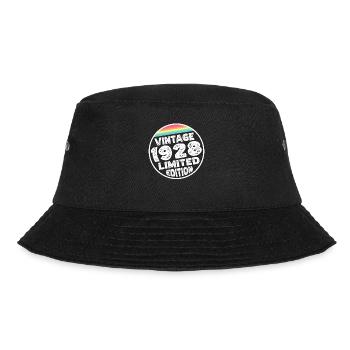 Limited Edition since 1928 Geburtstag Geschenk - Bucket Hat - Schwarz - Vorne - Lela (165cm)
