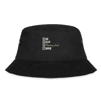 Apotheker Geschenk Apotheke - Bucket Hat - Schwarz - Vorne - Lela (165cm)