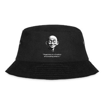 Accepter ce qui est | Citation Zen - Bob - noir - Devant - Lela (165cm)