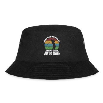 Golfspieler Sport Golfspieler Geschenk - Bucket Hat - Schwarz - Vorne - Lela (165cm)