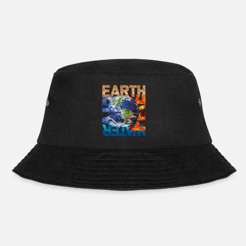 OnlyOneEarth - Bucket Hat - Schwarz