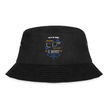 christmas robotics engineering - Bucket Hat - Schwarz - Vorne - Lela (165cm)