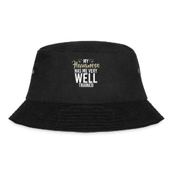 Gifts for Havanese Dog Lovers - Bucket Hat - black - Front - Lela (165cm)